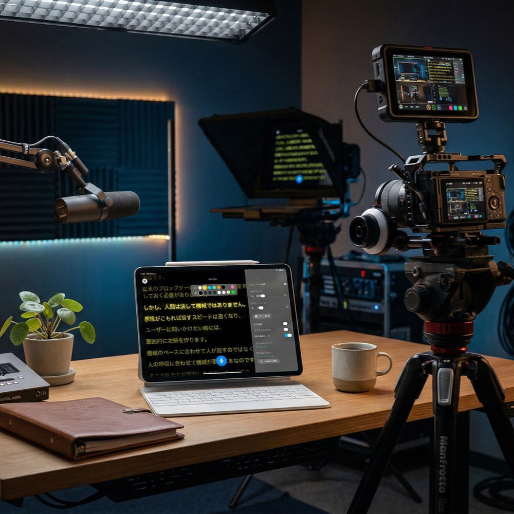 iPad で本格スタジオ収録
