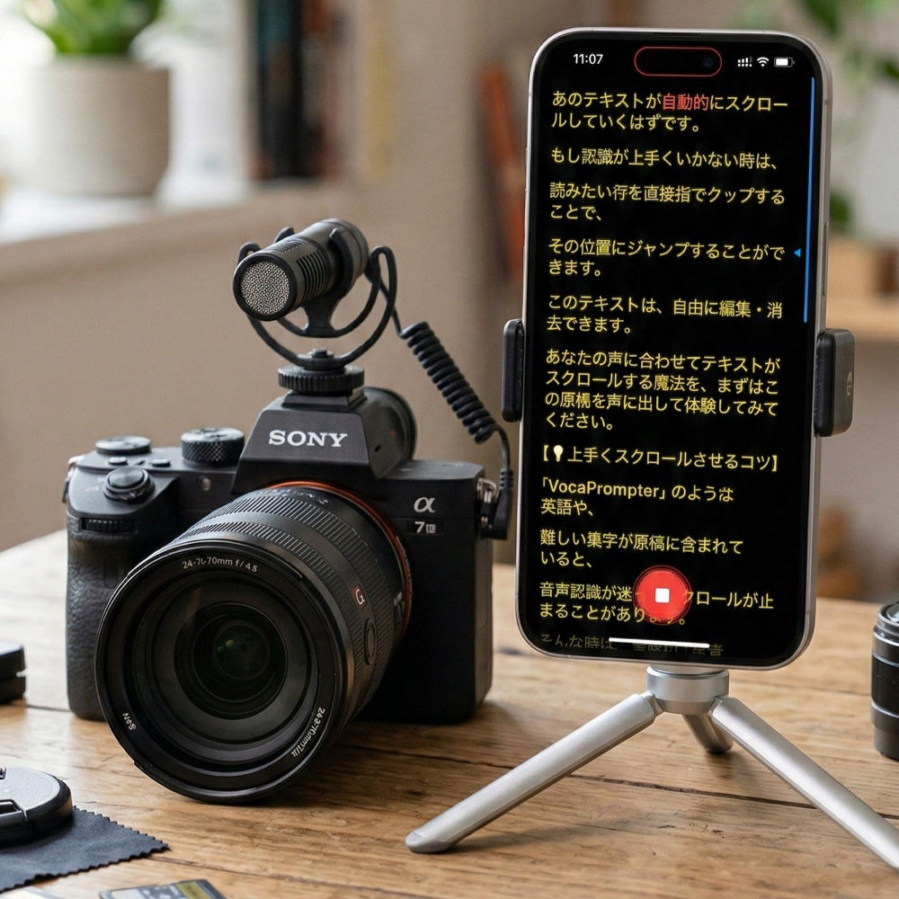 iPhone で手軽に撮影